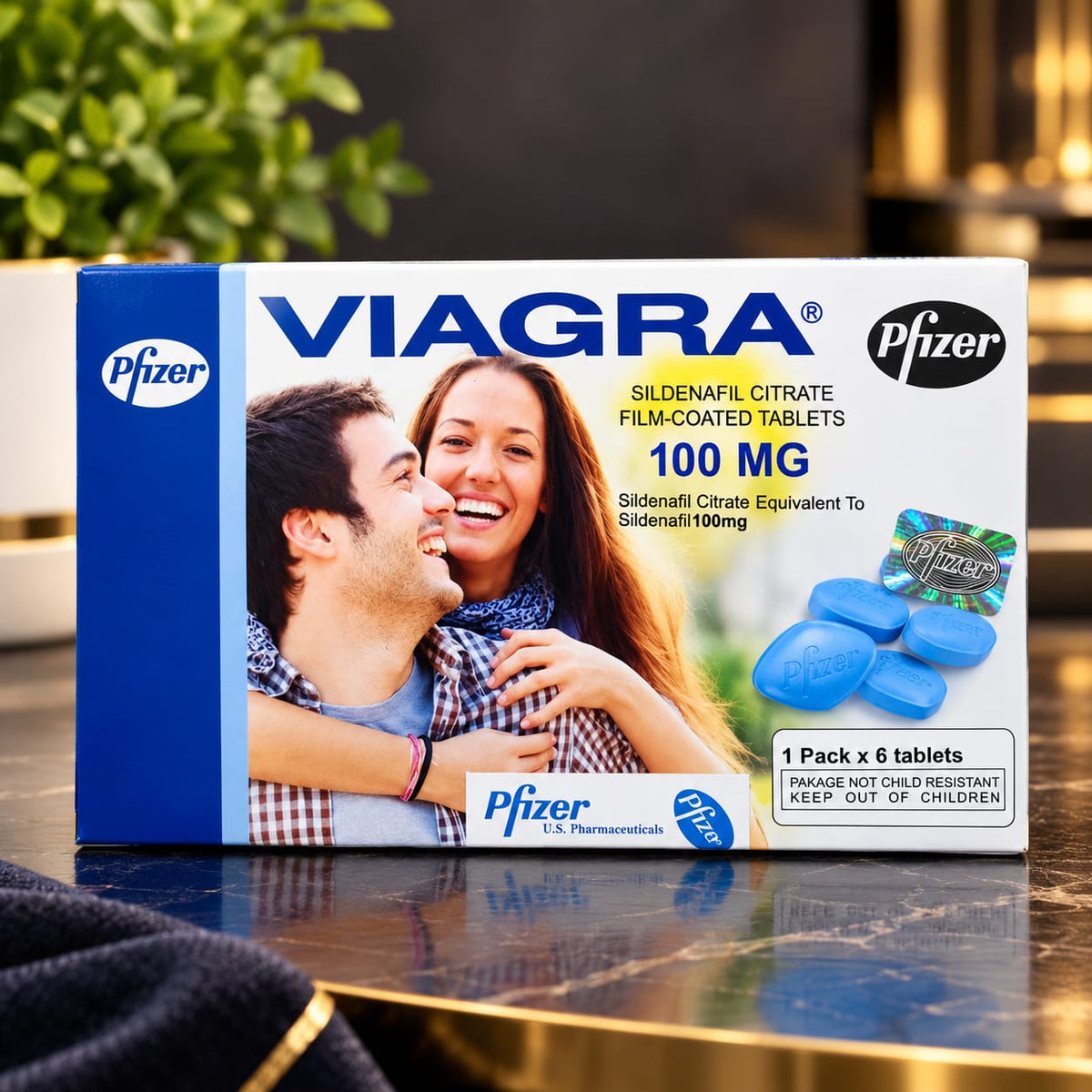 Vi@gra 100mg Tablets – Silden@fil Citrate.