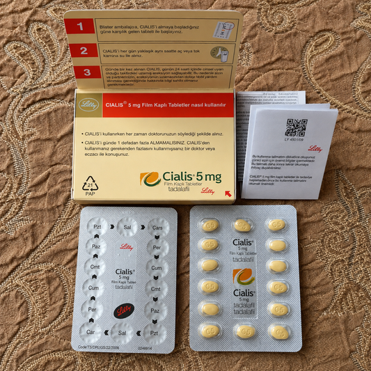 Ci@lis 5mg (Tadalafil) – VVIP Edition | 28 Tablets per Box