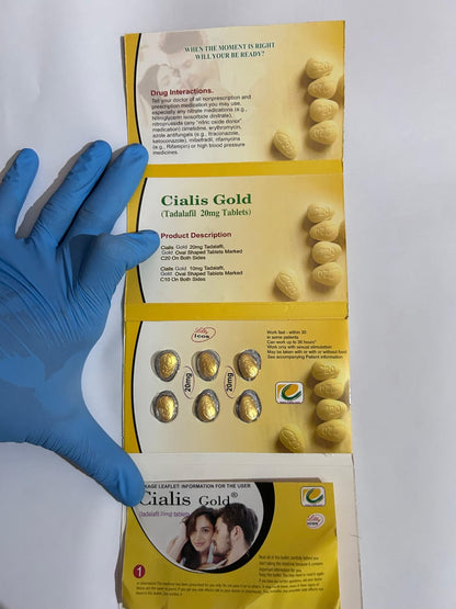 Cialis Gold  20mg - 6 Tablets in a pack