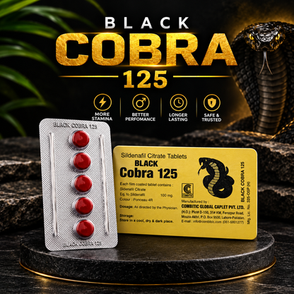 Bl@ck Cobr@ 125 Tablets..