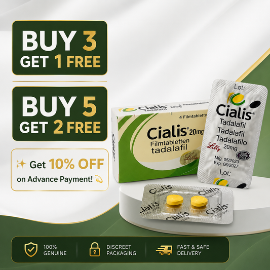 Cialis Spain 20mg Tablets (4 Tablets)
